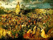 Pieter Bruegel vagen till golgata oil painting on canvas